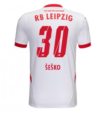 RB Leipzig Benjamin Sesko #30 Primera Equipación 2024-25 Manga Corta